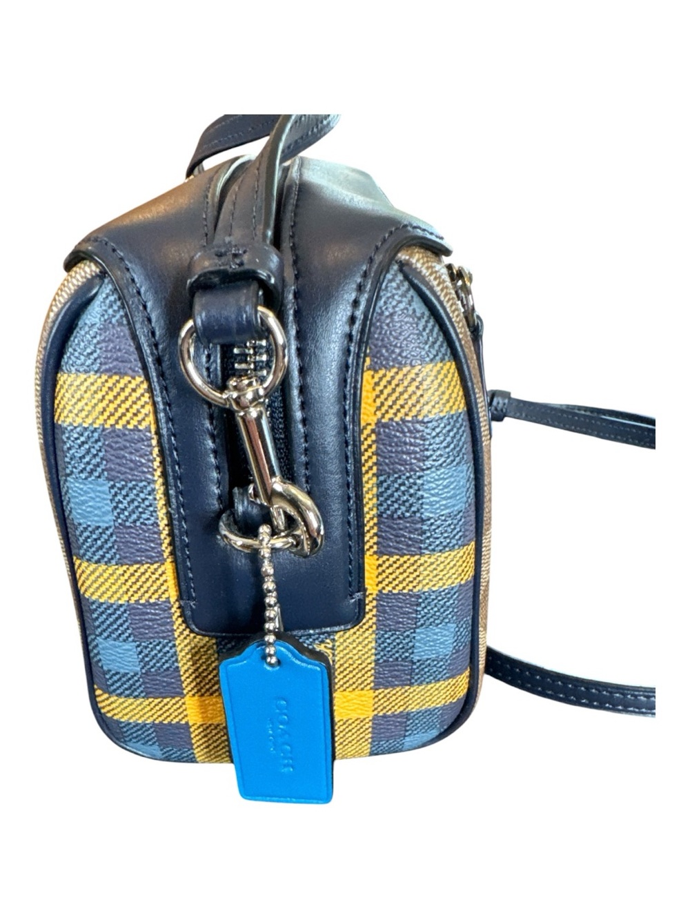 COACH Bennett Crossbody in Signature Canvas with a Gingham print - Picture 4 of 10